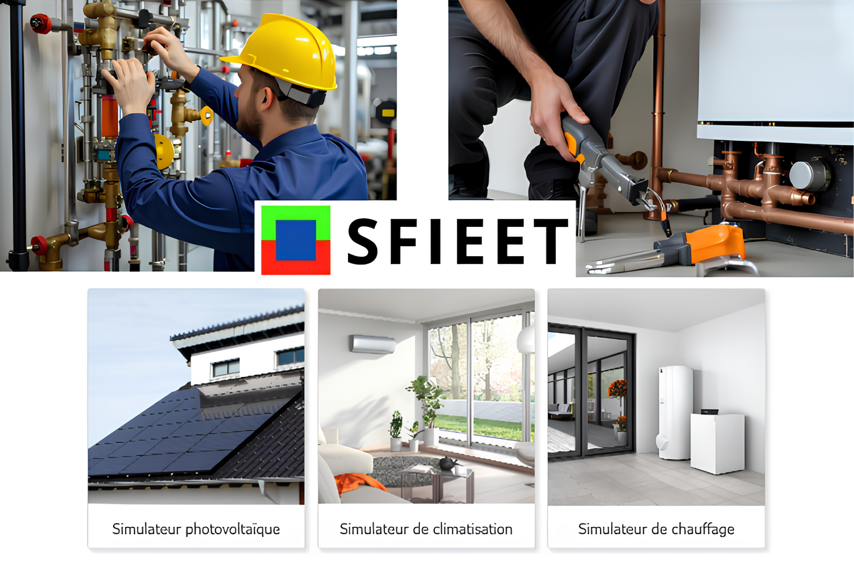 Simulateur en ligne SFIEET chaufage climatisation photovoltaïque, chauffagiste Courbevoie 92, 75 78