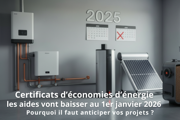 Certificats économie énergie les aides changent 2026 - Sfieet Chauffagiste Courbevoie