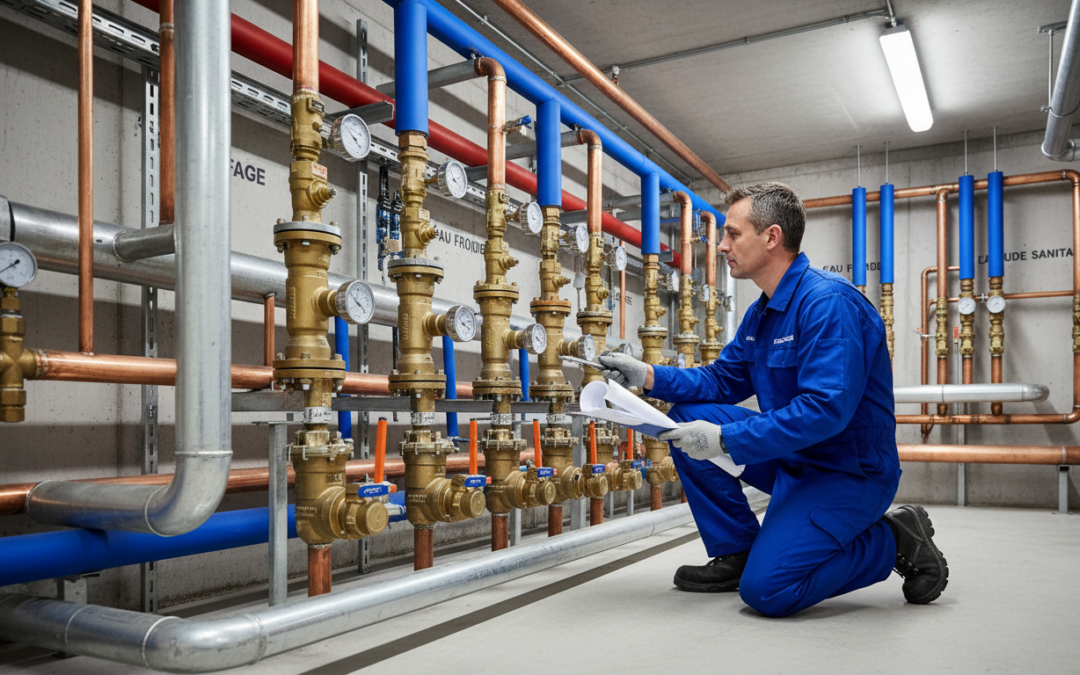 Réseaux hydrauliques en immeuble : quand l&rsquo;équilibrage devient urgent. Guide SFIEET Paris et 92